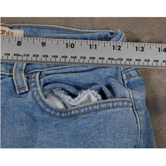 Vibrant Miu Jeans Womens 3 W25 Distressed Ripped High Rise Made in USA Denim - Picture 5 of 8